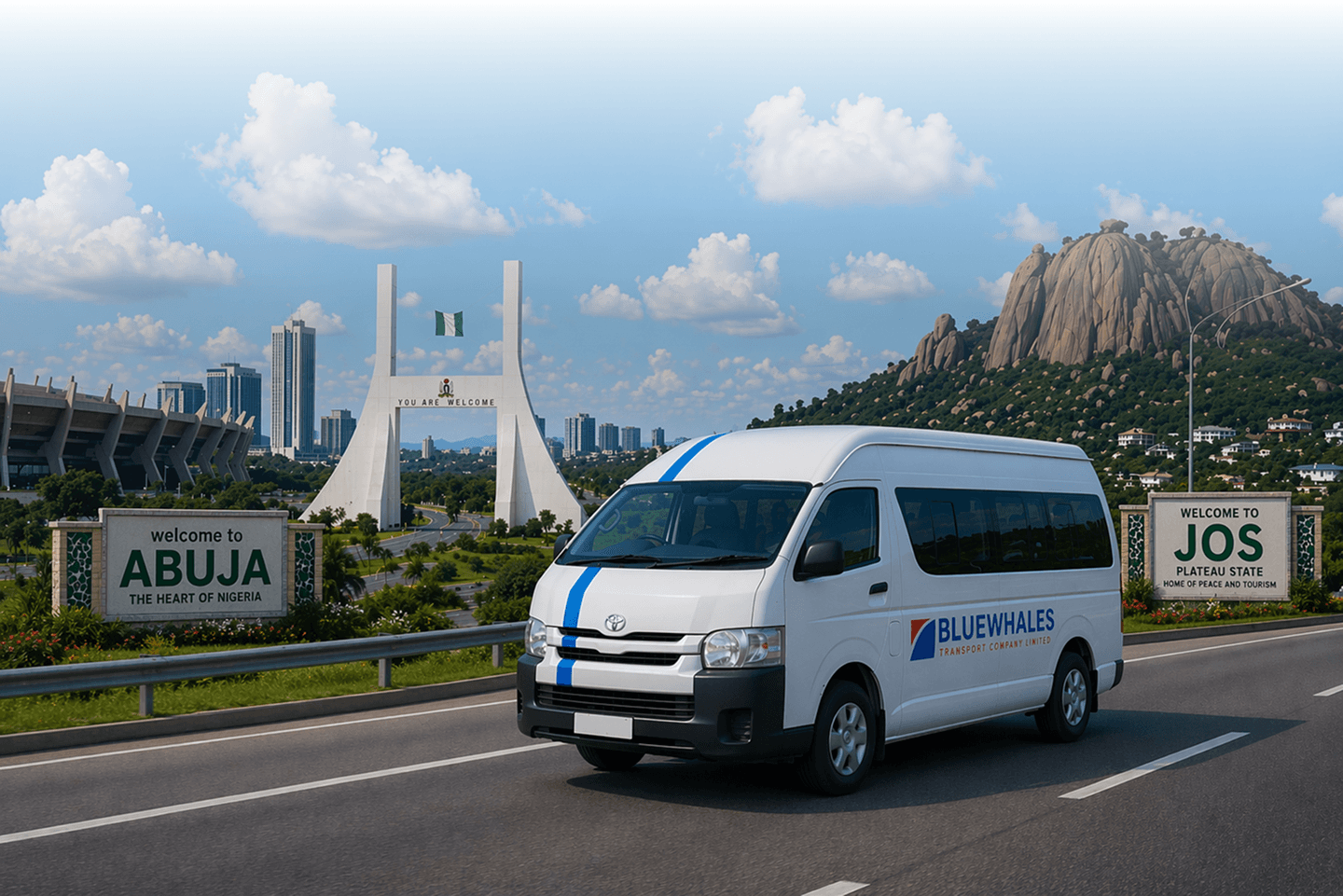 Toyota Hiace Bluewhales bus